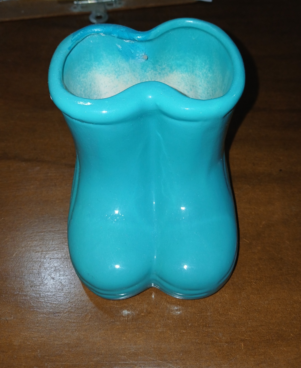 Vaso Cerâmico Azul (Bota) - BEMDEFESTA