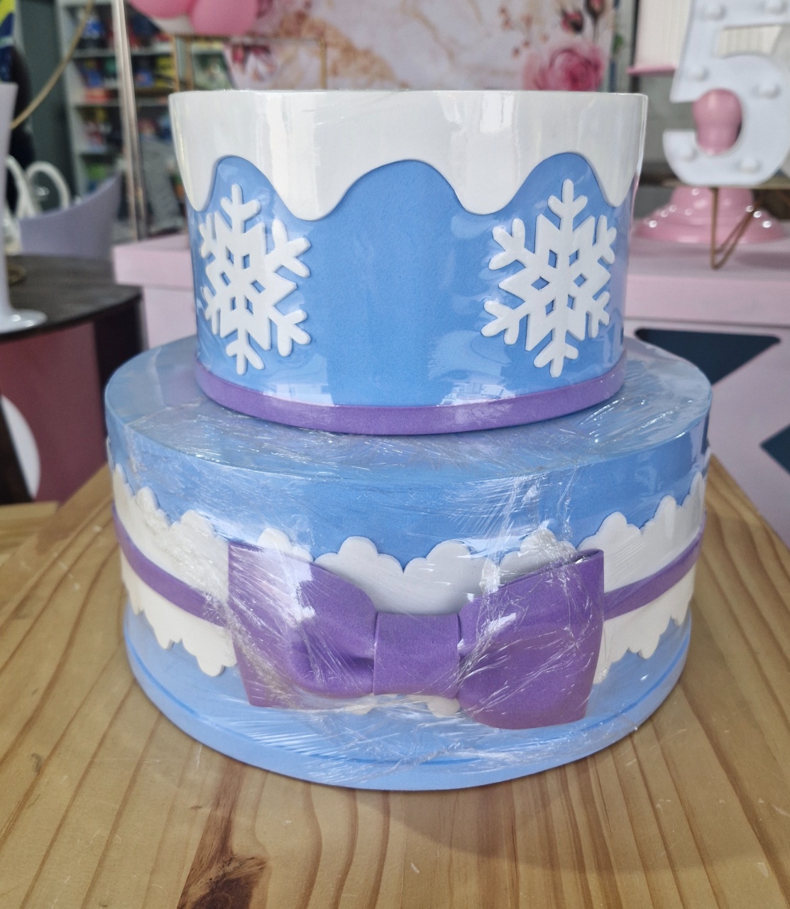 Bolo Fake Frozen - BEMDEFESTA