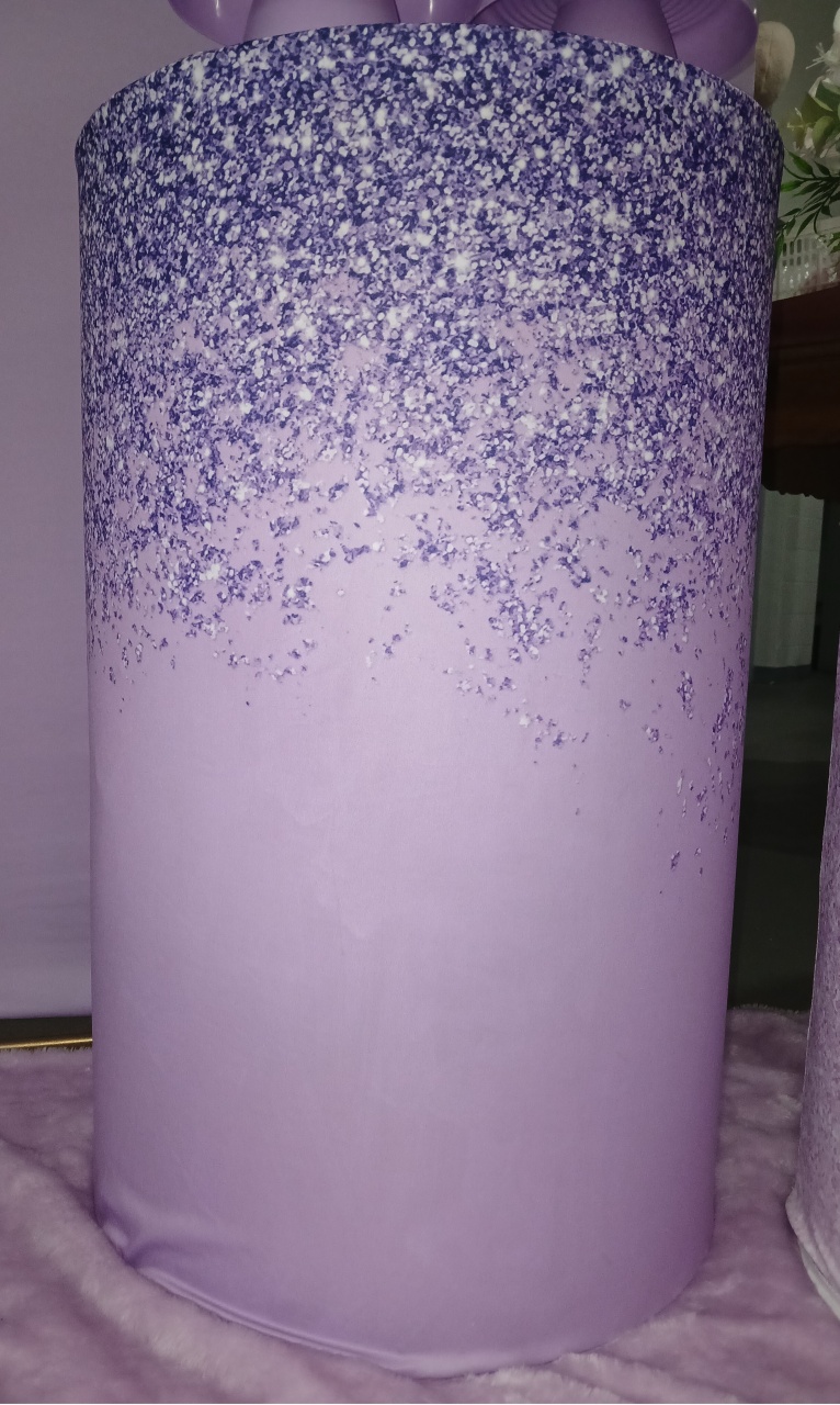 Capa Roxa Com Glitter G - BEMDEFESTA
