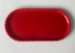 Prato Plástico Vermelho - imagem 2