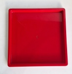 Prato Plástico Vermelho  - imagem 2