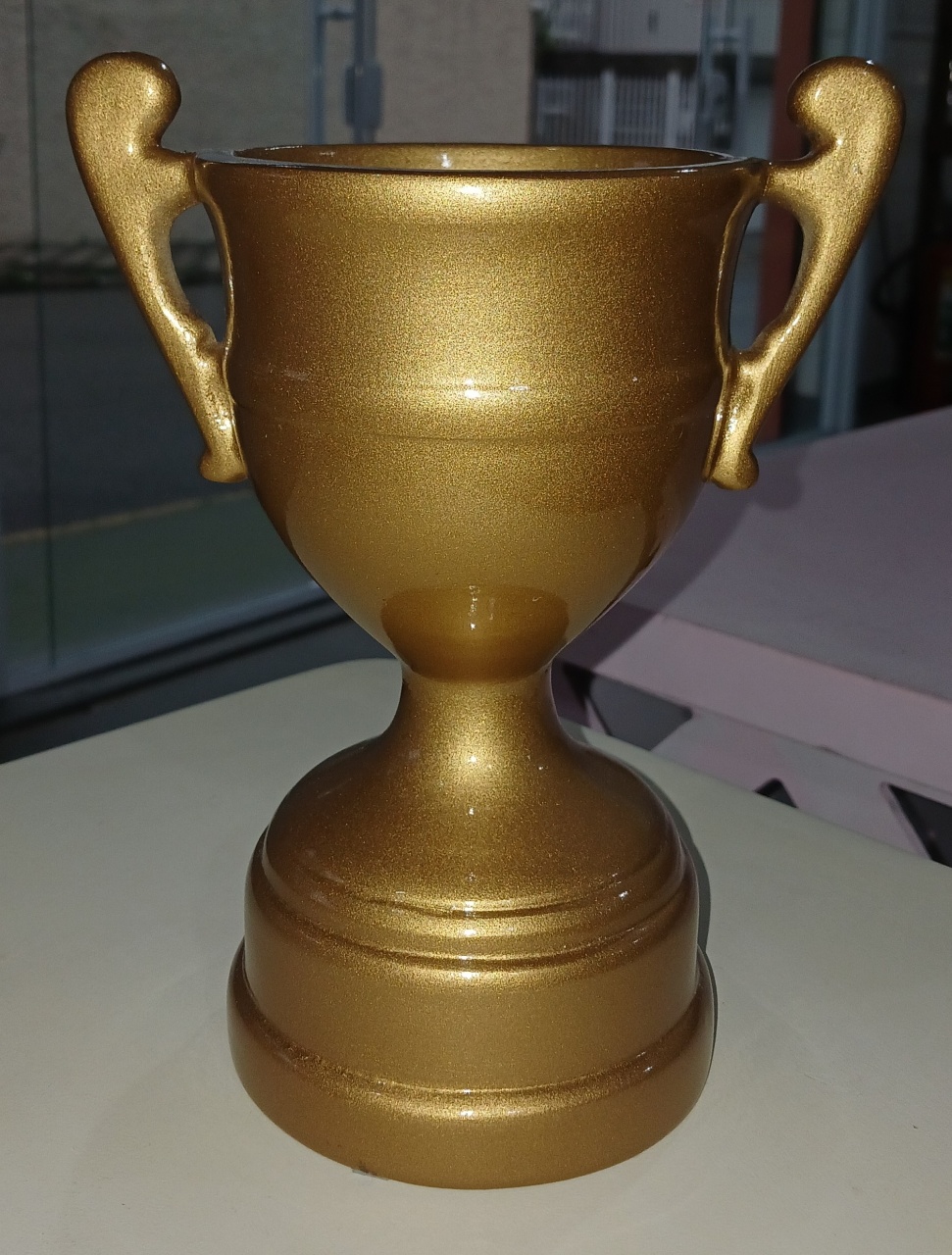 Taça Dourada de Cerâmica  - BEMDEFESTA