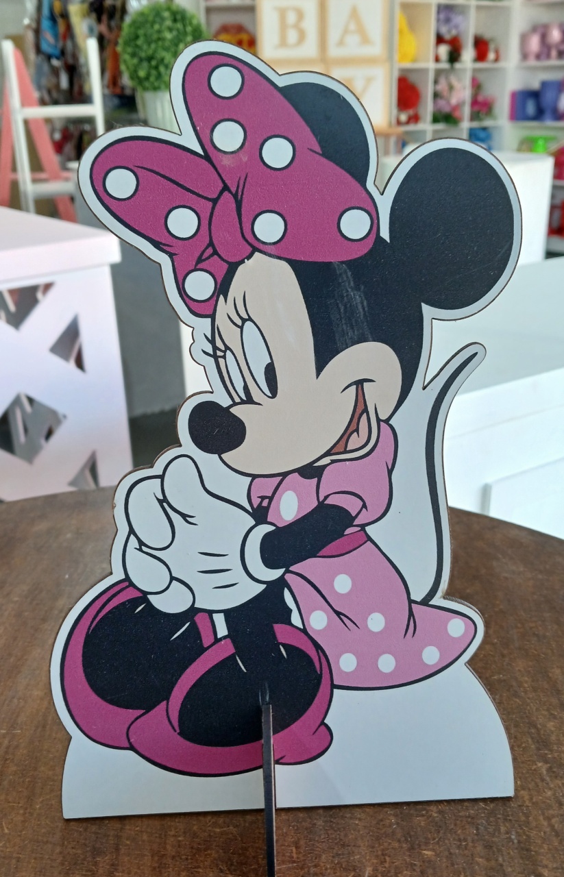 Display Mesa Minnie Rosa 2 - BEMDEFESTA