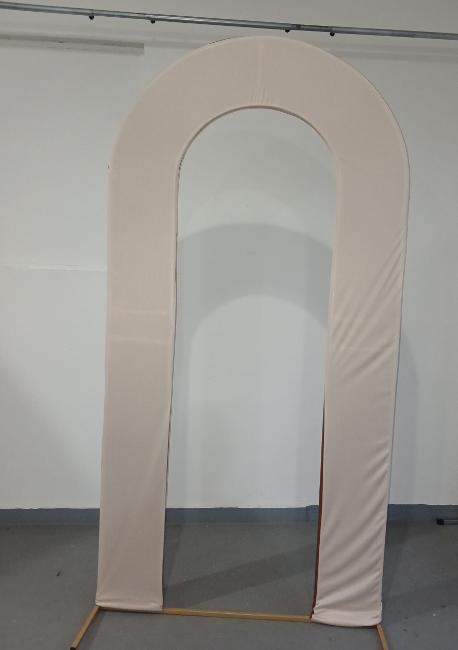 Painel Para Portal Duplo Liso Marrom × Bege - BEMDEFESTA