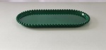 Prato Plástico Verde Oval - imagem 1