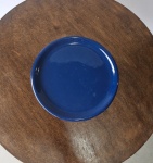 Boleira Cerâmica Redonda Azul Escuro G - imagem 2