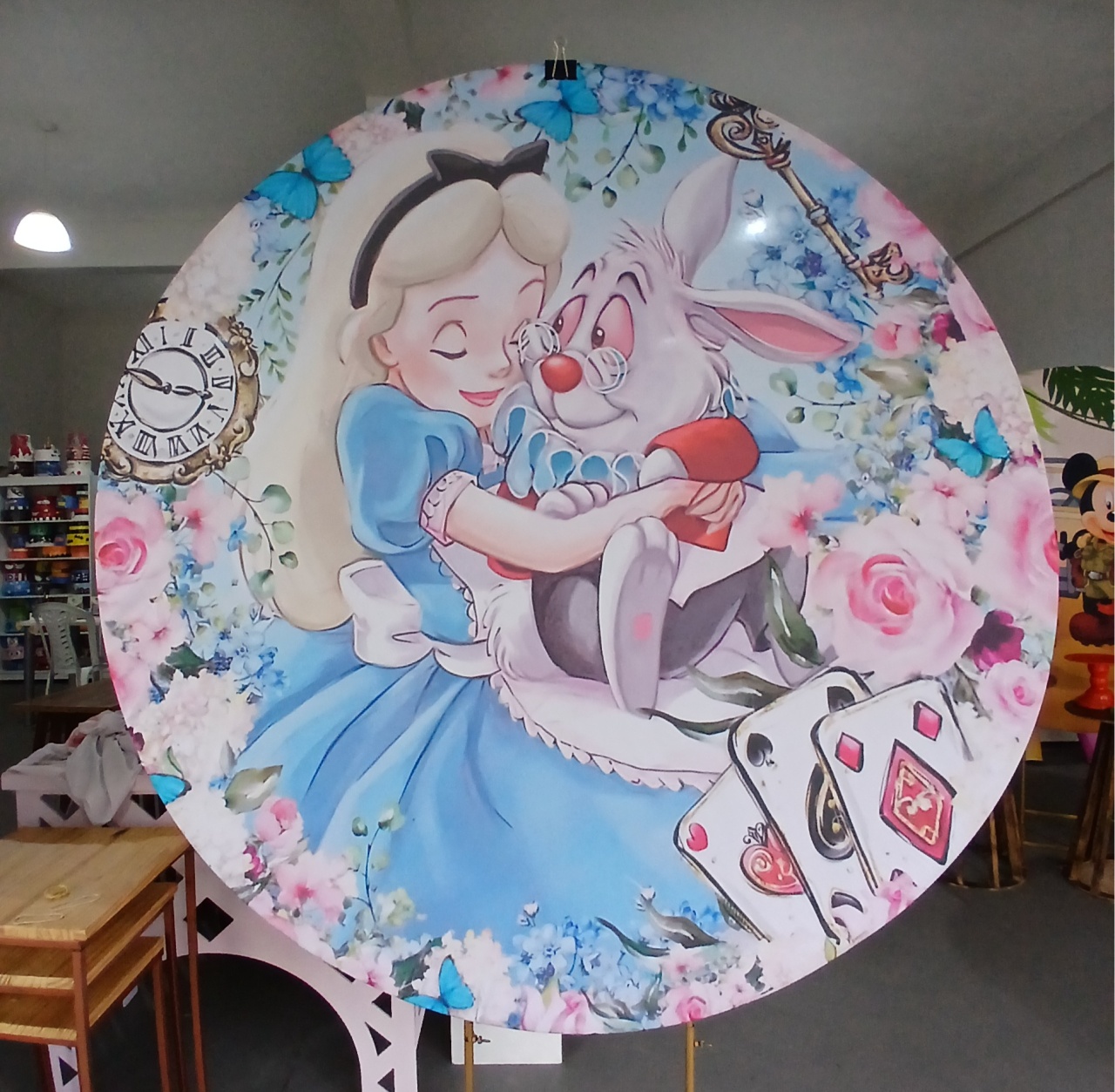 Painel Alice No País das Maravilhas 1,50    - BEMDEFESTA