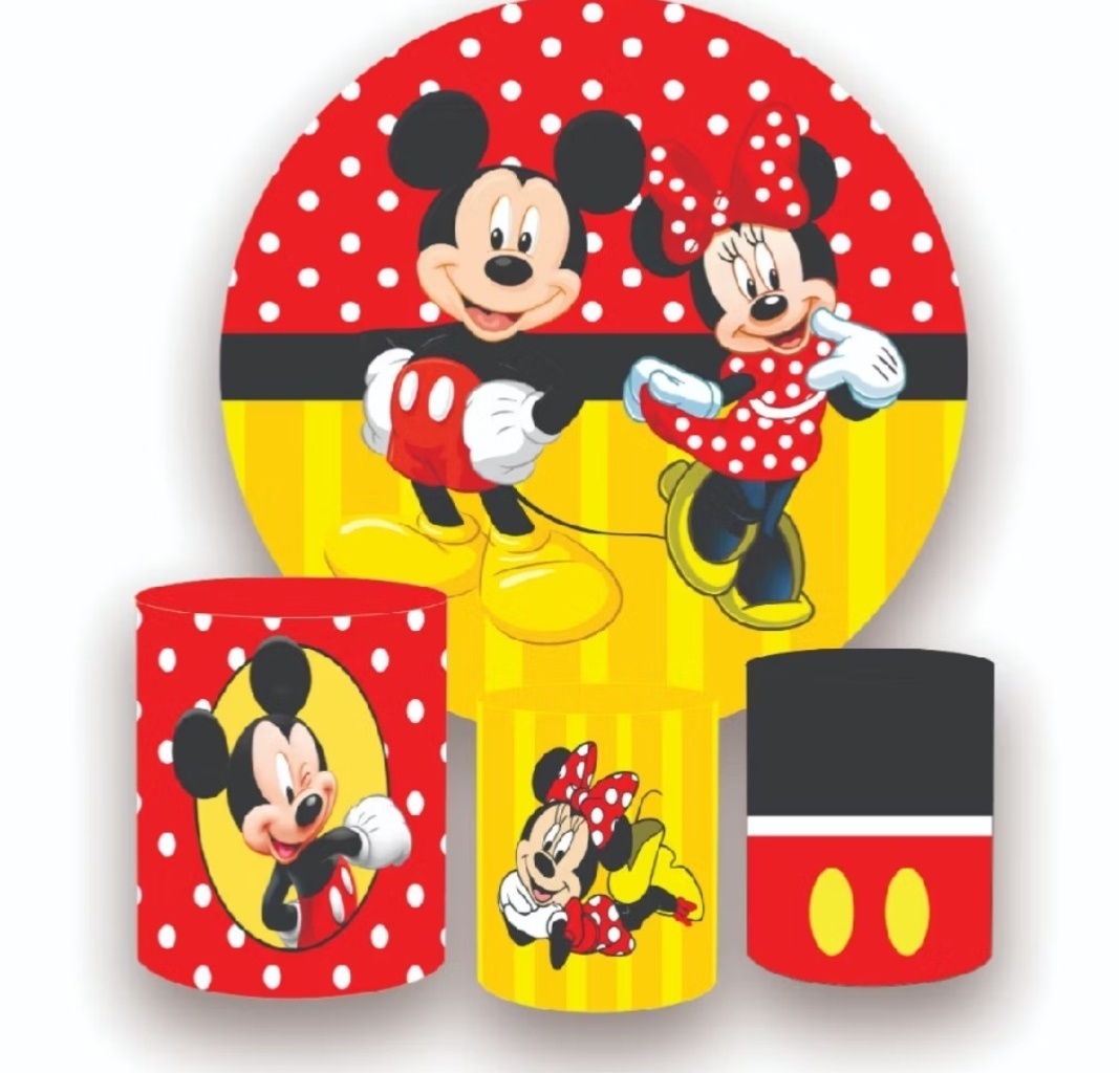 Mickey E Minnie Vermelho - BEMDEFESTA