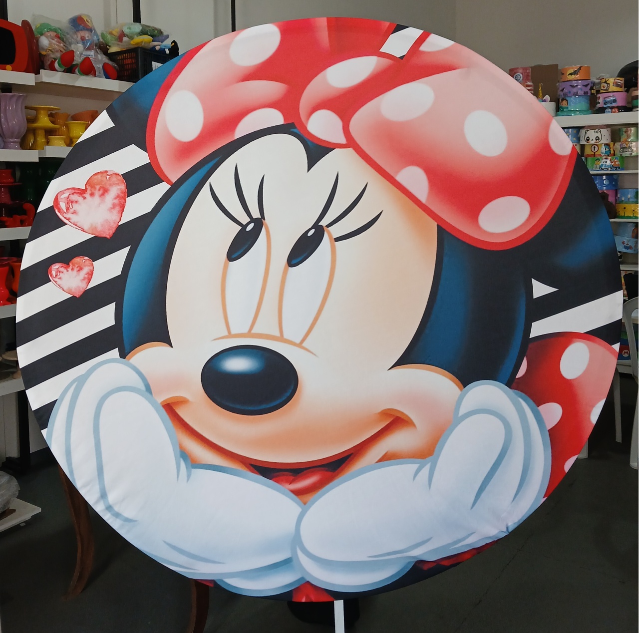 Painel Minnie Vermelha 1,20Cm - BEMDEFESTA