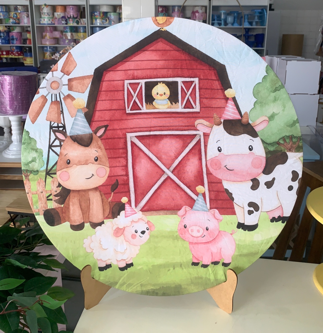 Mini Painel Fazendinha - BEMDEFESTA