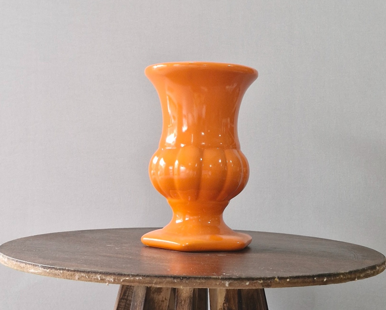 Vaso Cerâmico Laranja Abóbora M  - BEMDEFESTA