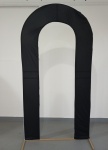 Painel Para Portal Duplo Liso Preto × Branco - imagem 1