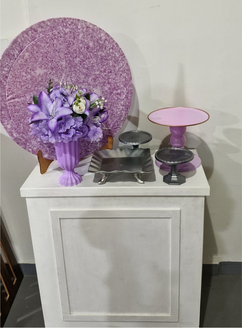 Mini Cenario Lilas - BEMDEFESTA