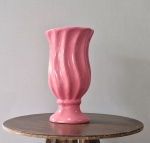 Vaso Cerâmico Torcido Rosa G - imagem 1