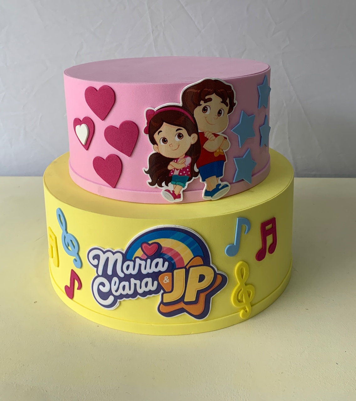 Bolo Fake Maria Clara E Jp  - BEMDEFESTA