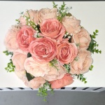 Arranjo Flores 2 Tons Rosas Envelhecidas  - imagem 2