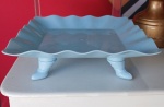 Prato Plástico Azul Com Pés - imagem 2