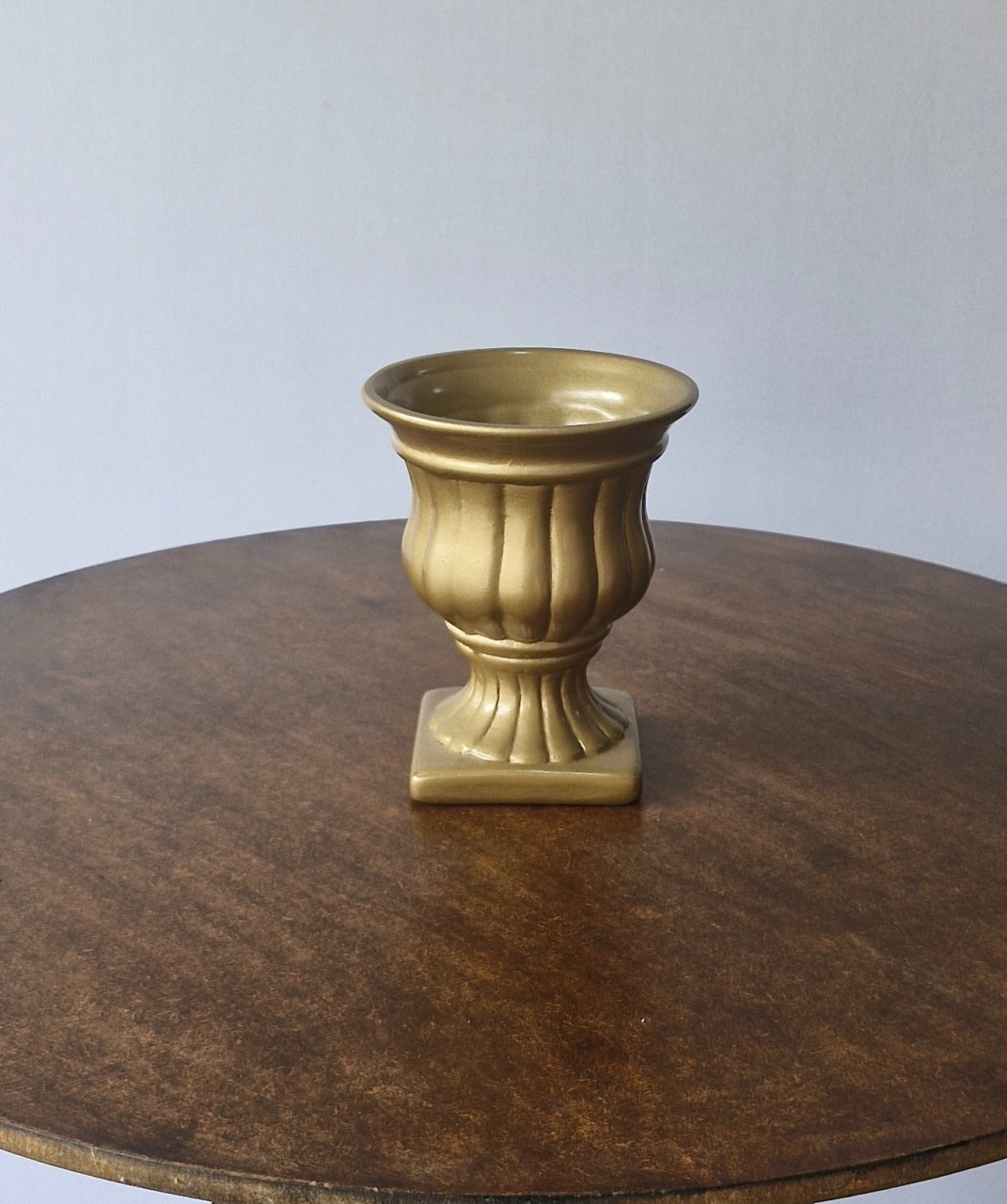Vaso Cerâmica Dourado M - BEMDEFESTA