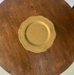 Boleira Cerâmica Redonda Dourado P - imagem 2