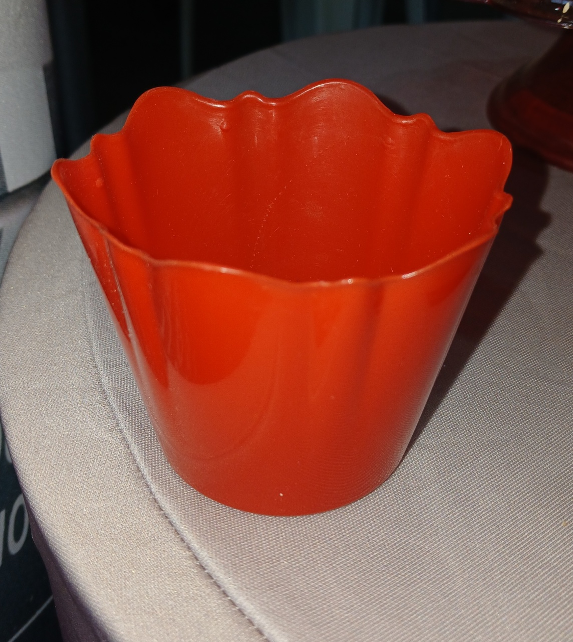 Pote Vermelho de Plástico Pp (Redondo) - BEMDEFESTA