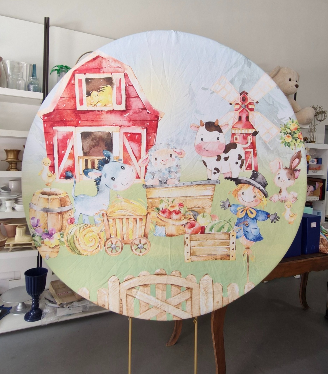 Painel Fazendinha Aquarela - BEMDEFESTA