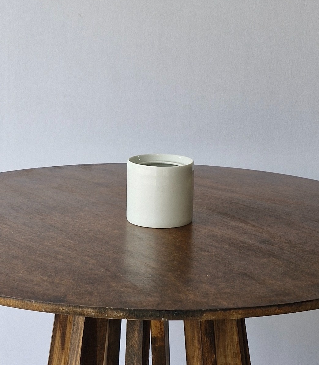 Vaso Cerâmica Branco P - BEMDEFESTA