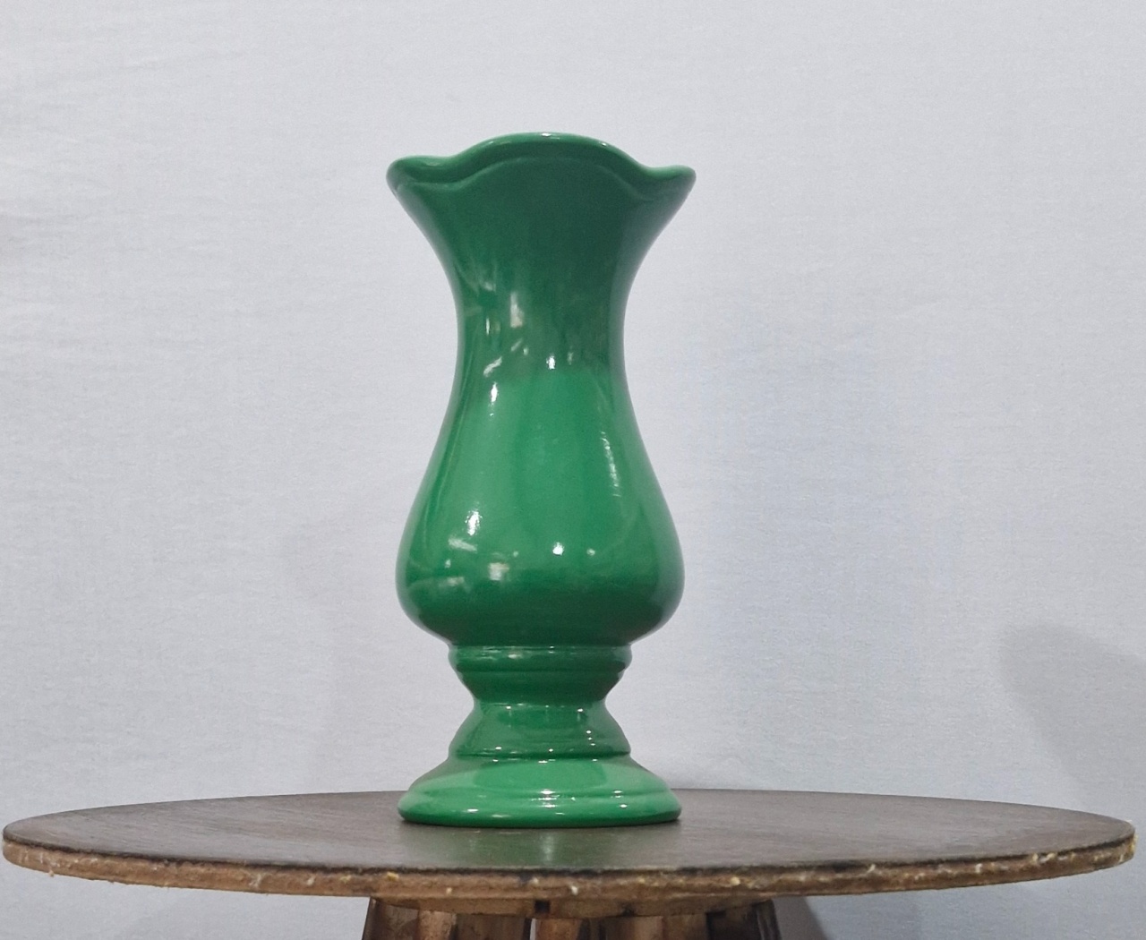 Vaso Cerâmico Verde Bandeira M  - BEMDEFESTA