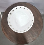Vaso Cerâmico Branco Gg - imagem 2