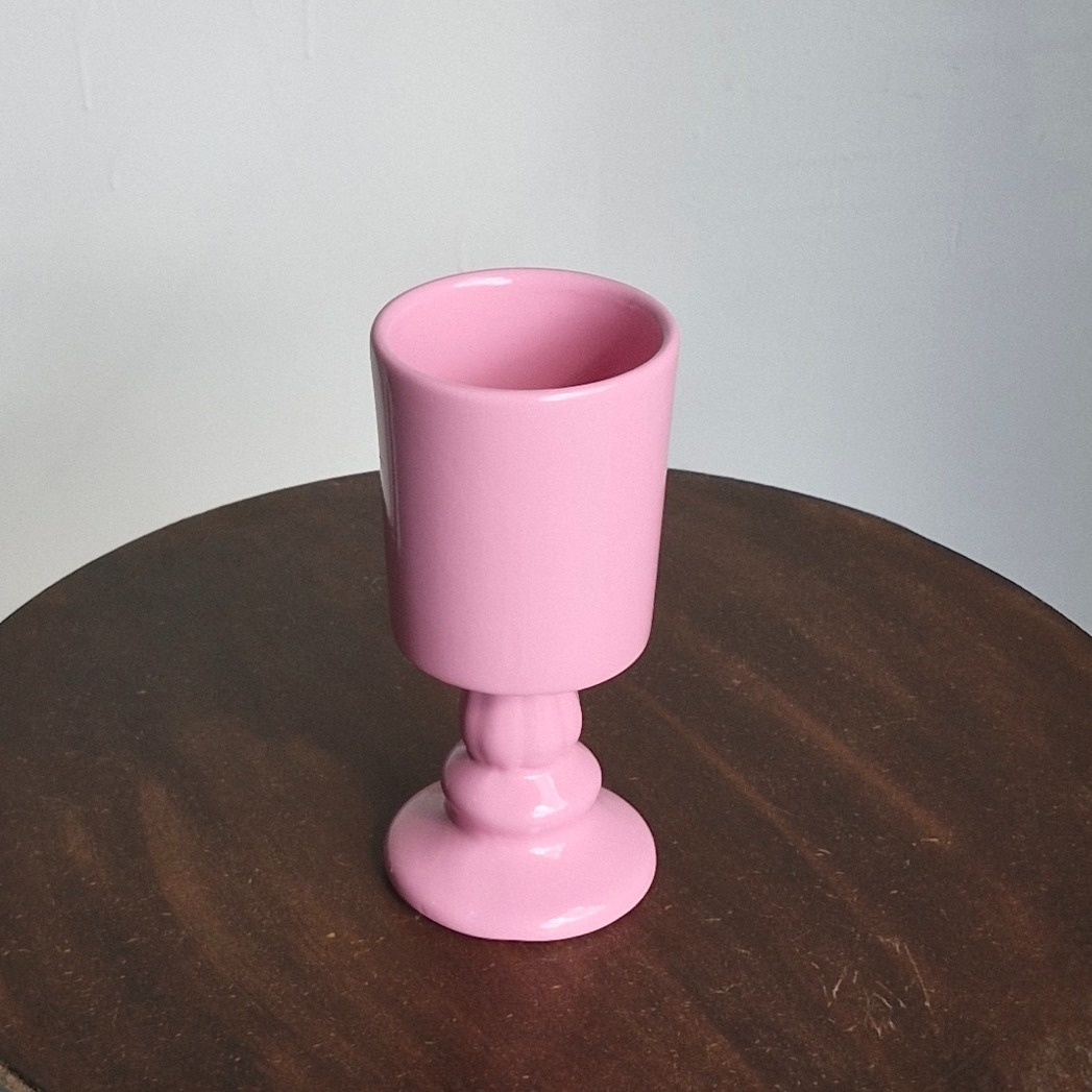 Porta Pirulito Cerâmico Rosa - BEMDEFESTA