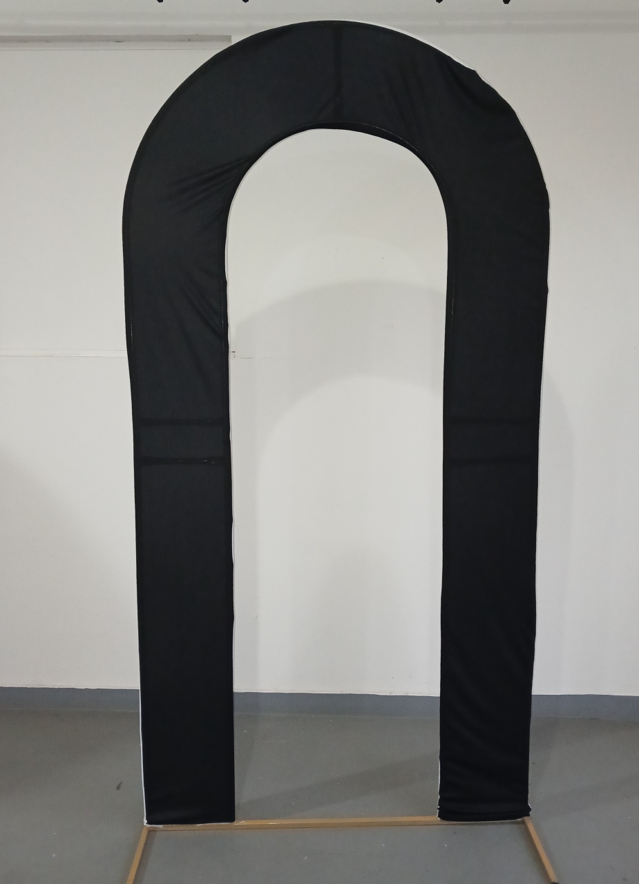 Painel Para Portal Duplo Liso Preto × Branco - BEMDEFESTA