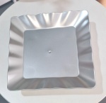 Prato Com.pes Prata Plastico - imagem 1
