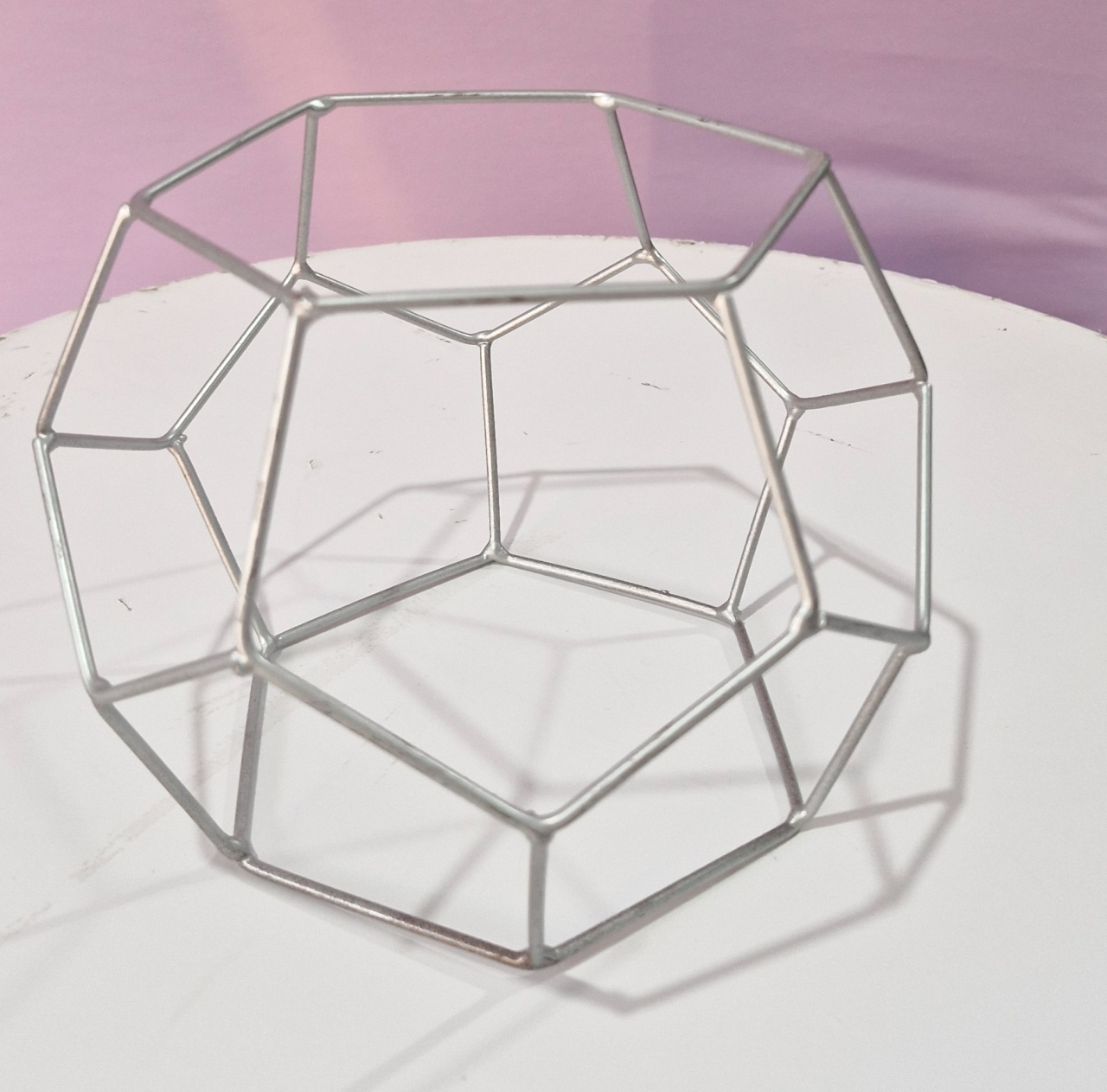 Aramado Prata Hexagonal - BEMDEFESTA