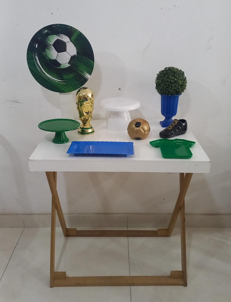 Festa Na Mesa Tema Futebol 1 - Fazendo a Festa