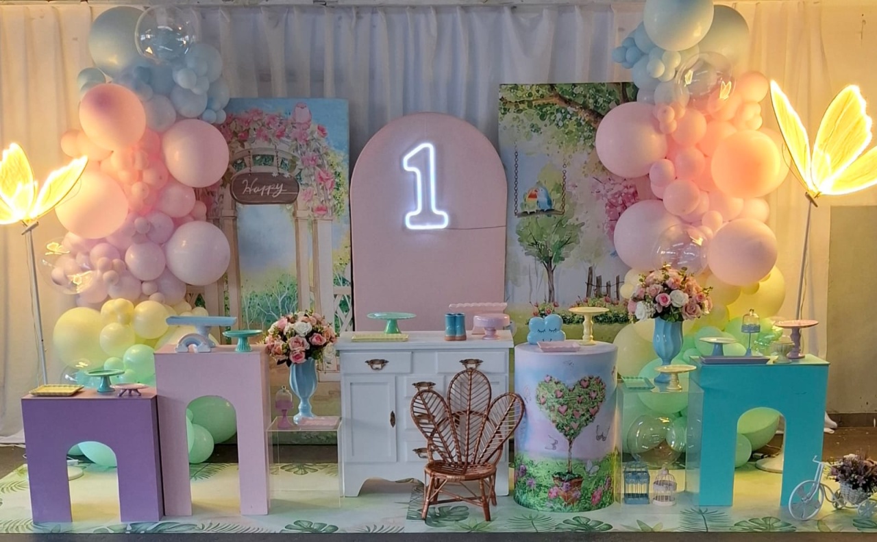 Decoração Tema Jardim - Fazendo a Festa