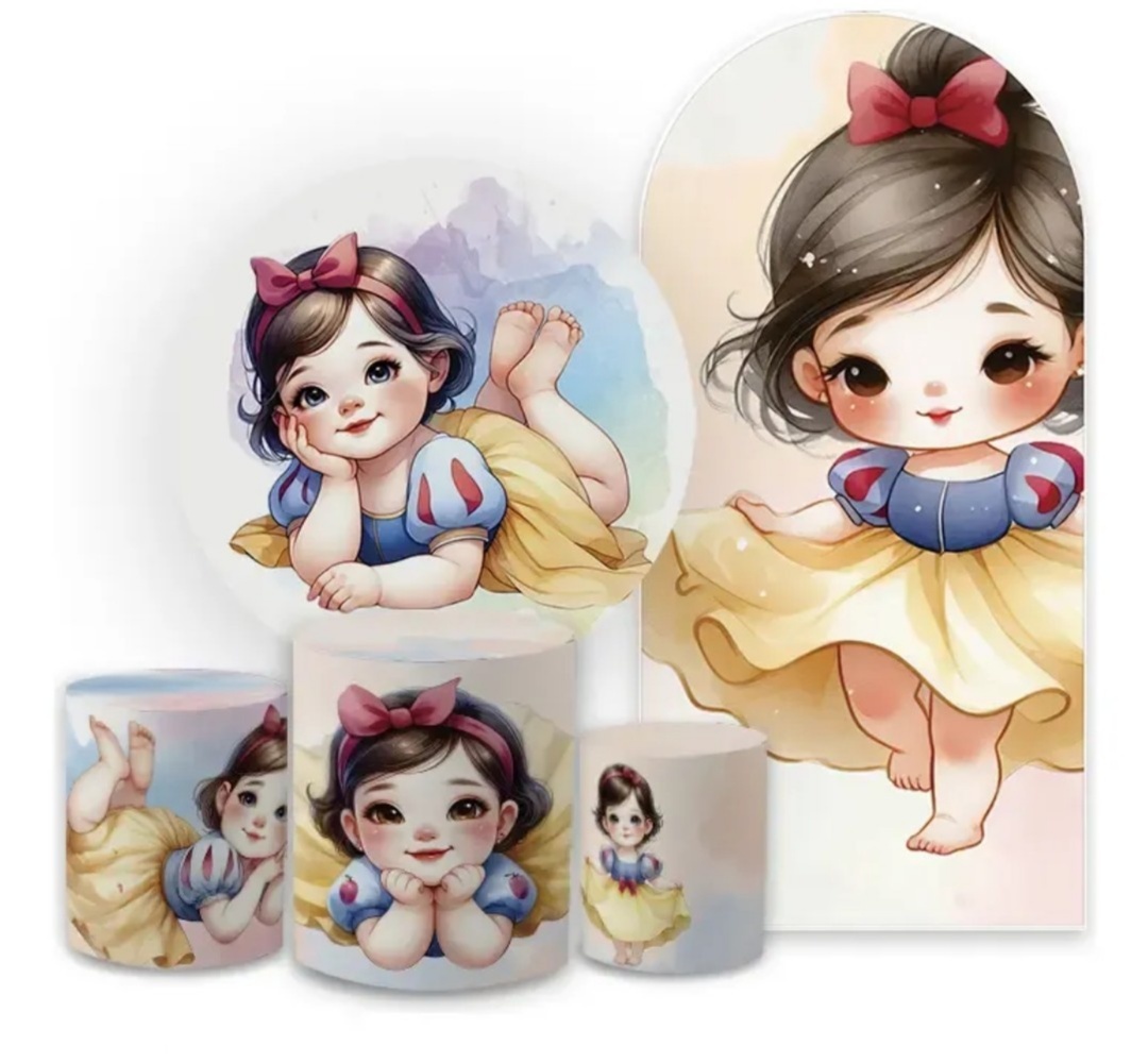 Decoração Branca de Neve Cuty - Fazendo a Festa