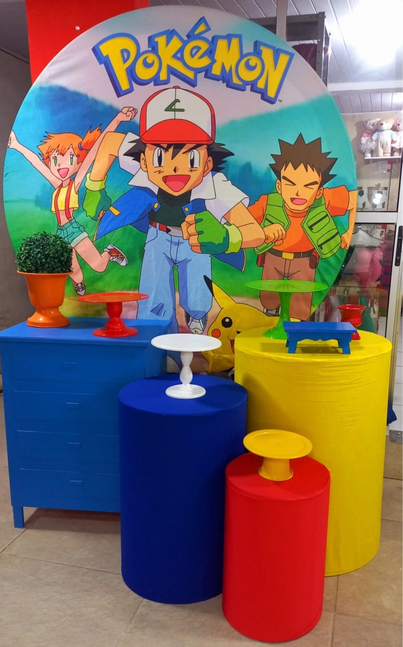 Pegue E Monte Tema Pokemon  - Fazendo a Festa