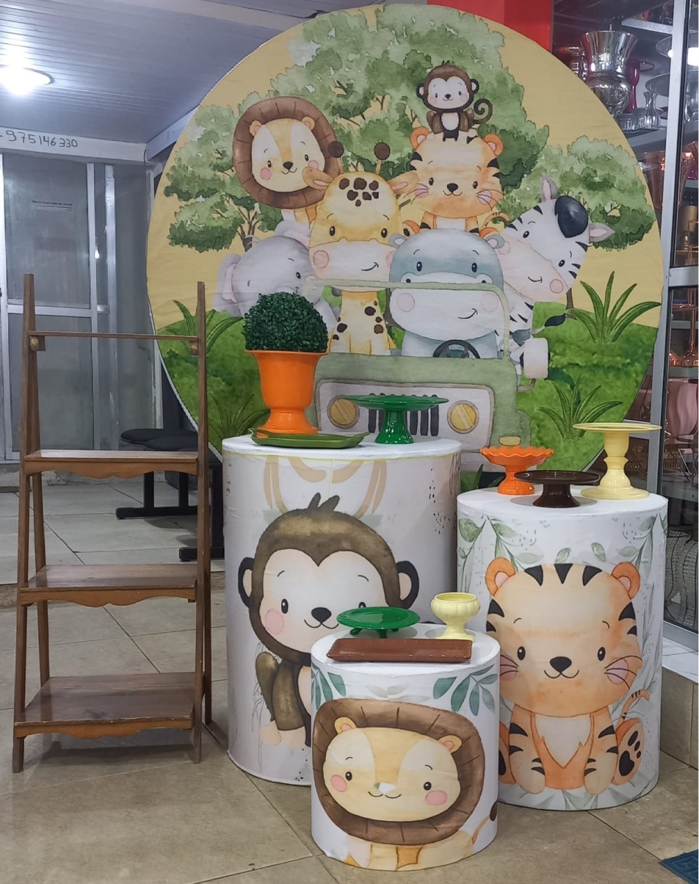 Kit Pegue E Monte  Safari Cute - Fazendo a Festa