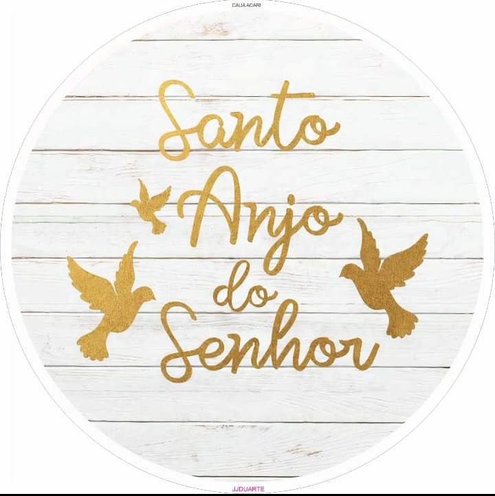 Kit Festa Na Mesa Santo Anjo Do Senhor  - Fazendo a Festa