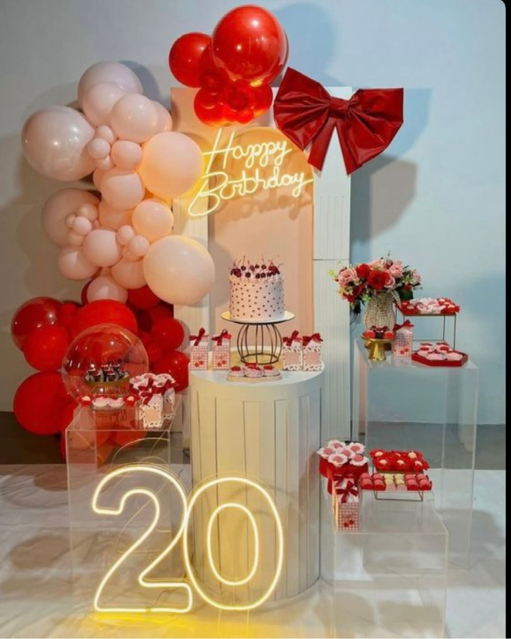 Decoração Cerejinha  - Fazendo a Festa