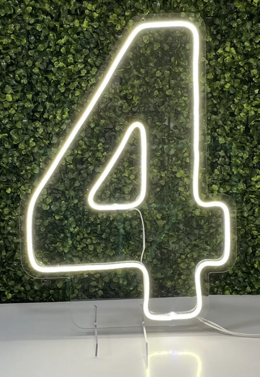 Numero 4 Led - Fazendo a Festa