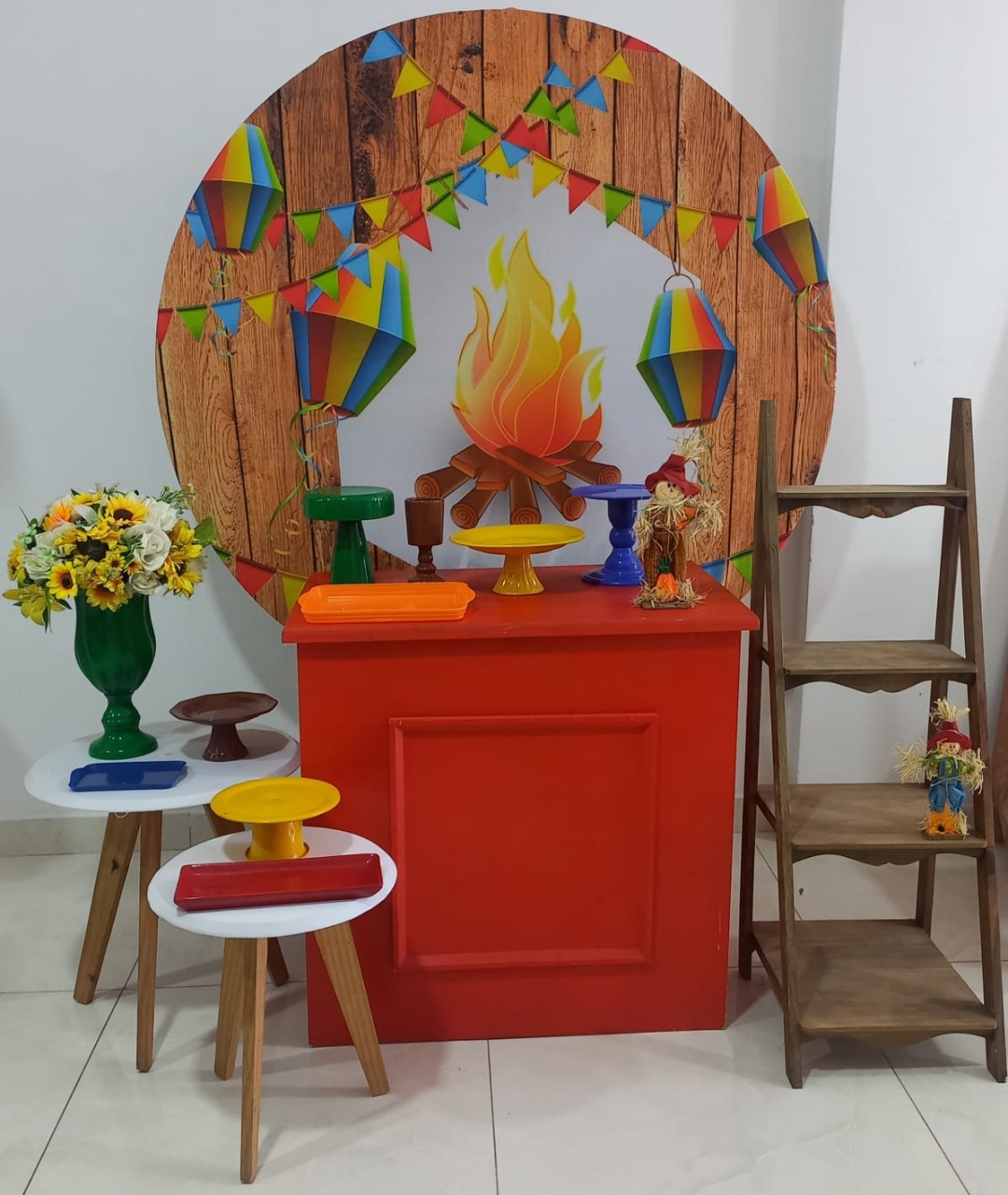Pegue E Monte Tema Arraia - Fazendo a Festa