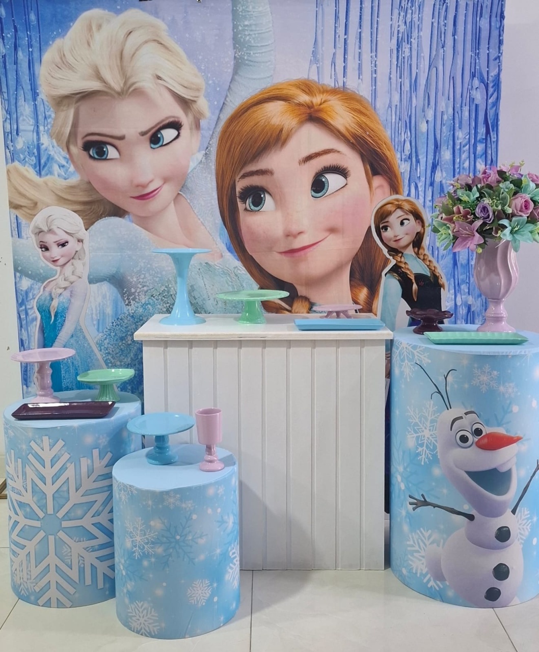 Kit Pegue E Monte Frozen - Fazendo a Festa