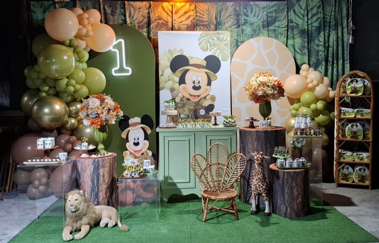 Decoração Safari Do Mickey 2 - Fazendo a Festa