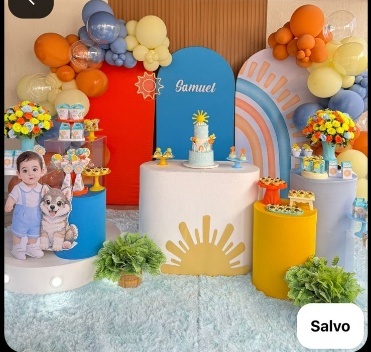 Decoração Sol - Fazendo a Festa