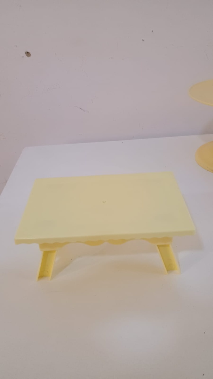 Bandeja Pastel Plástico Quadrada - Fazendo a Festa