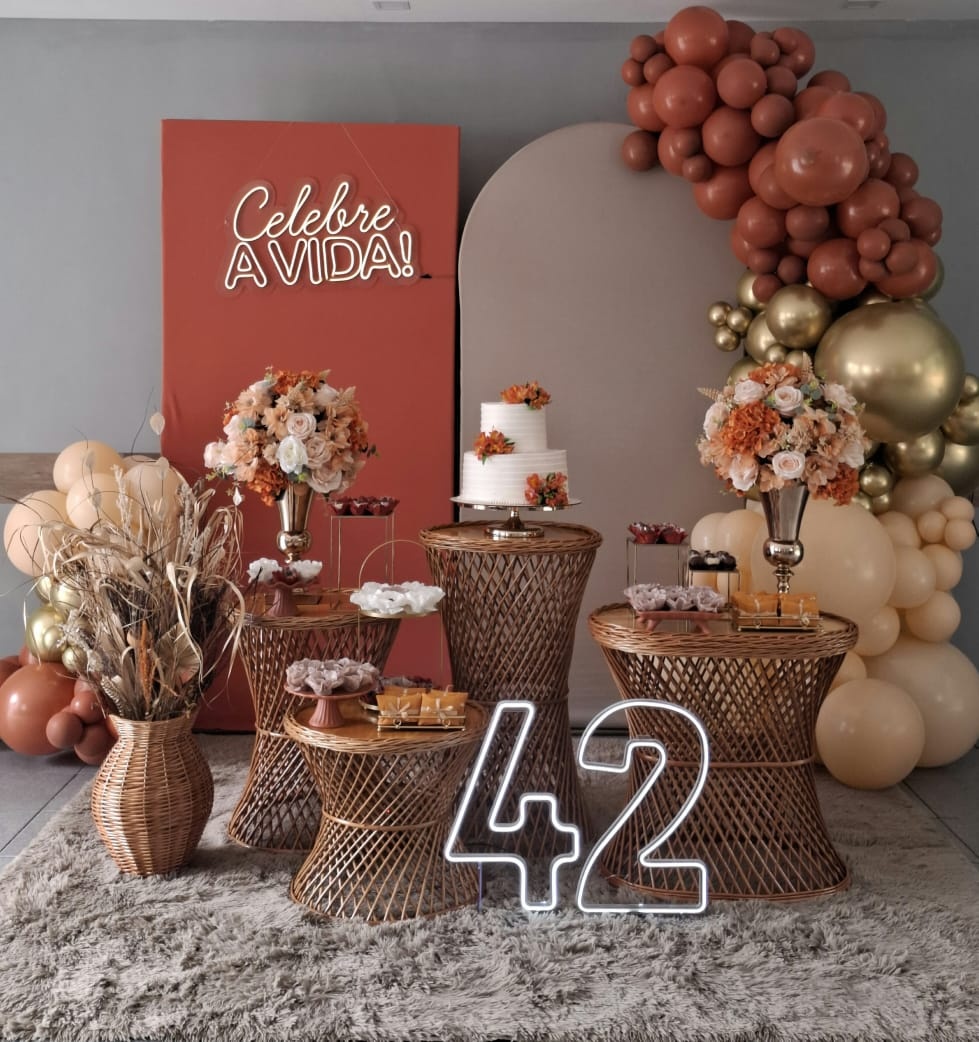 Decoração Terracota E Bege - Fazendo a Festa