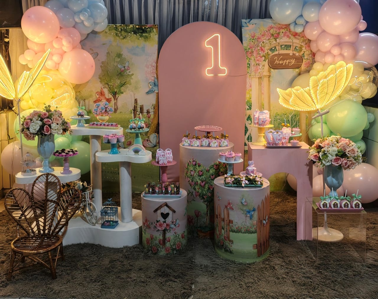Decoração Tema Jardim 2 - Fazendo a Festa