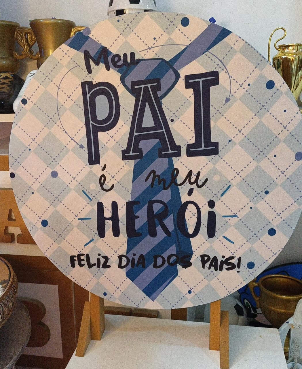 Festa Na Mesa Meu Pai Meu Herói - Fazendo a Festa