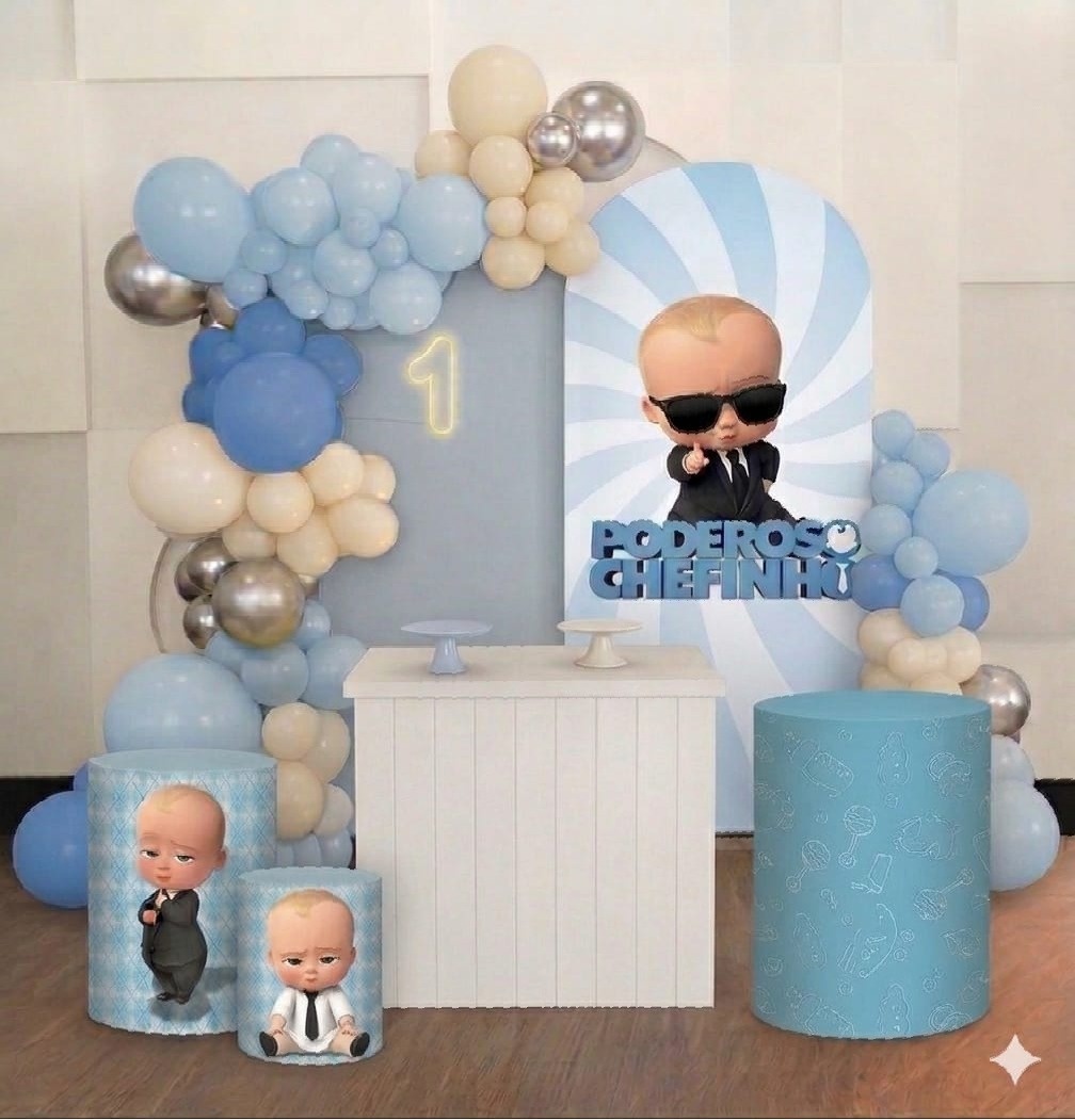 Decoração Tema Poderoso Chefinho  - Fazendo a Festa