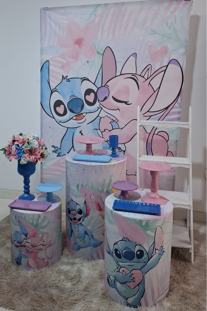 Pegue E Monte Tema Stich  - Fazendo a Festa